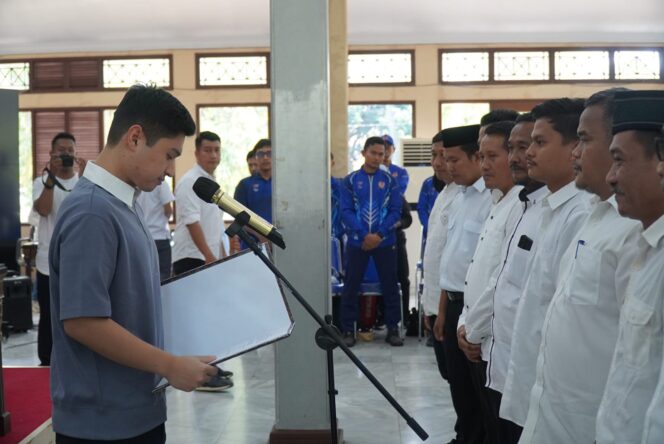 
					Resmi Dikukuhkan, Pengurus Koordinator Kecamatan Diminta Bangkitkan Semangat Olahraga