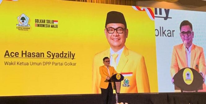 
					Musda Golkar Banten, Ace Syadzily Isyaratkan Dukungan ke Andika Hazrumy