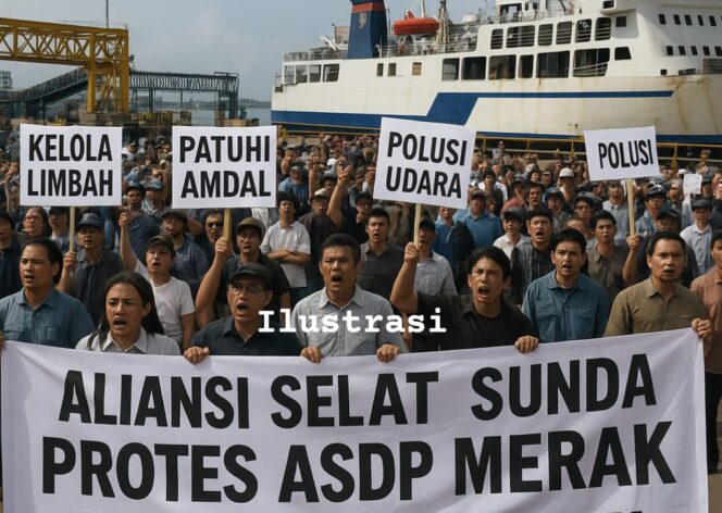 
					Aliansi Selat Sunda Soroti Limbah dan Polusi Pelabuhan, ASDP Merak Bungkam