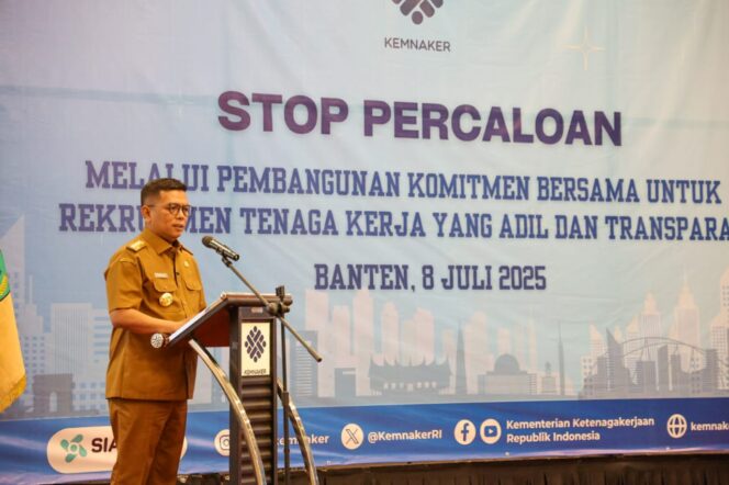 
					Mendorong Pertumbuhan Ekonomi, Gubernur Banten Minta Stop Percaloan Tenaga Kerja